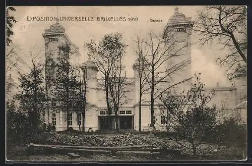 AK Bruxelles, Exposition Universelle 1910, Canada
