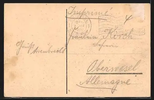 AK Bruxelles, Exposition Universelle 1910, Palais des travaux de la femme