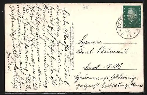 AK Berkenbrück /Spree, Am Badestrand