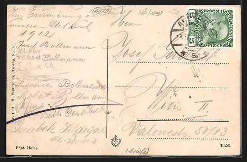 AK Aspang am Wechsel, Blick auf den Ort