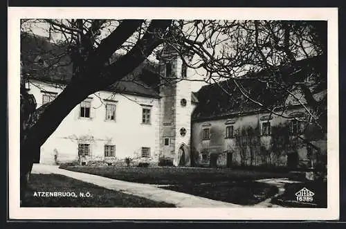 AK Atzenbrugg, Innenhof vom Schloss