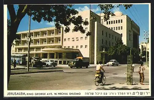 AK Jerusalem, King George Ave. and King`s Hotel