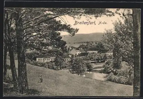 AK Breitenfurt, Teilansicht vom Berg aus gesehen