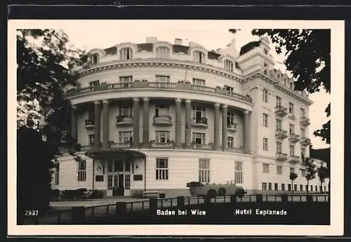 AK Baden bei Wien, Hotel Esplanade