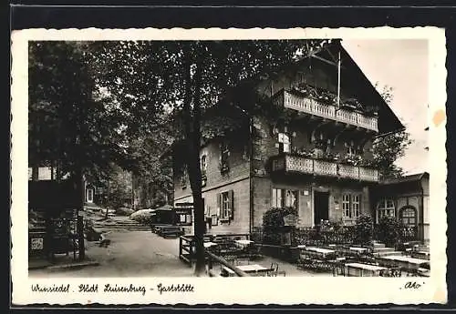 AK Wunsiedel, Gasthaus Städt. Luisenburg-Gaststätte