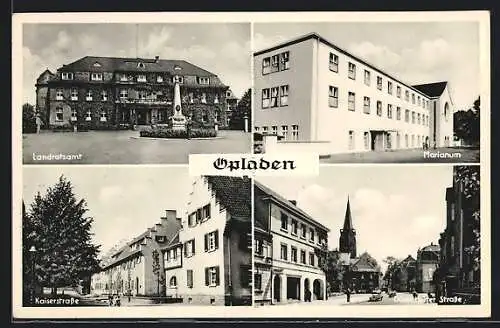 AK Opladen, Landratsamt, Marianum, Düsseldorfer Strasse