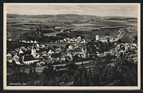 AK Hohenfels /Opf., Ortsansicht mit Umgebung