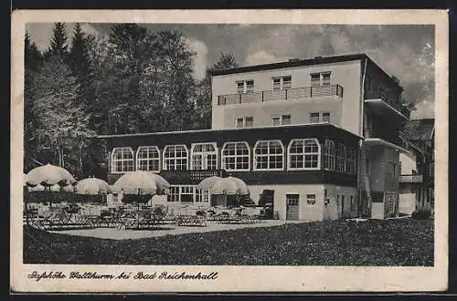 AK Hallthurm, Passhöhe Hallthurm mit Hotel