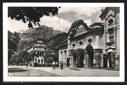 AK Bad Reichenhall, Kurhaus mit Strasse