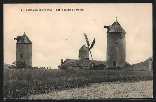 AK Varades, Les Moulins du Bourg, Windmühlen