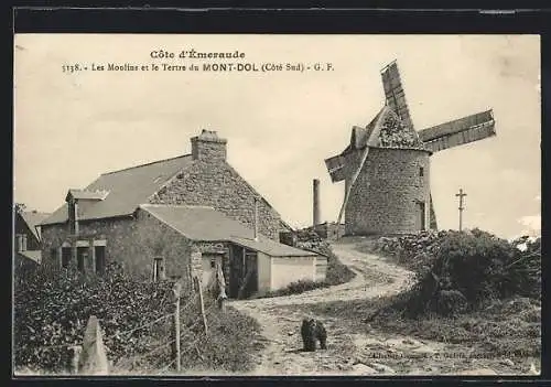 AK Mont-Dol, Les Moulins et le Tertre, Cote Sud