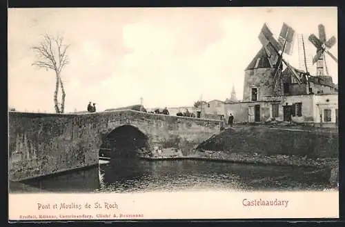 AK Castelnaudary, Pont et Moulins de St. Roch