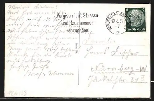 AK Norderney, Partie an der Napoleonschanze