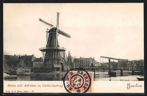 AK Haarlem, Molen a/d. Adriaan en Catharinebrug