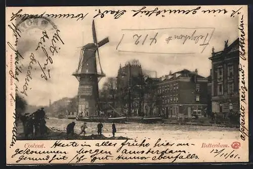 AK Rotterdam, Coolvest, Windmühle