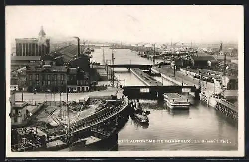 AK Bordeaux, Port Autonome de Bordeaux, Le Bassin à Flot, Hafenpartie