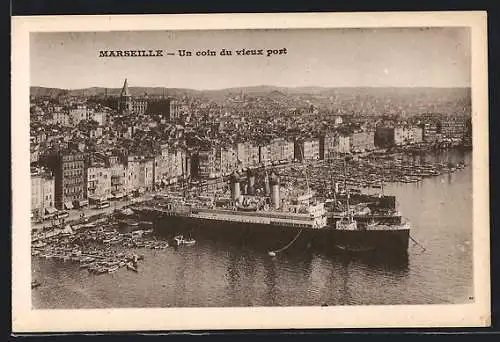 AK Marseille, Un coin du vieux port