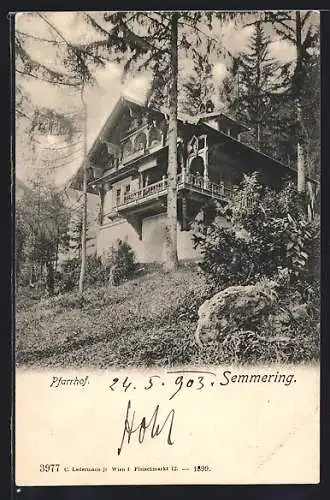 AK Semmering, Pfarrhof