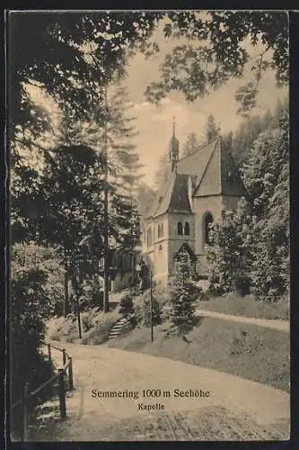 AK Semmering, Blick zur Kapelle