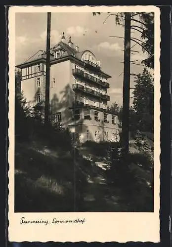 AK Semmering, Blick zum Sonnwendhof