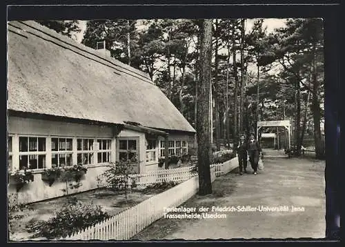AK Trassenheide /Usedom, Ferienlager der Friedrich-Schiller-Universität Jena