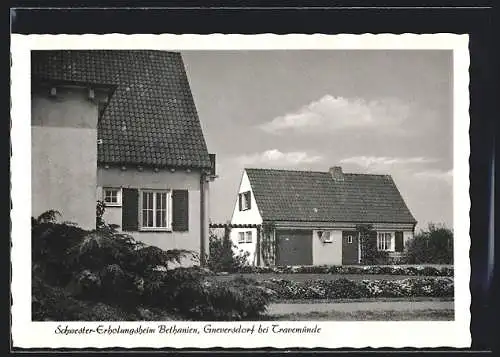 AK Gneversdorf, Schwester-Erholungsheim Bethanien, Aussenansicht