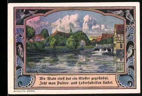 Notgeld Walsrode 1922, 1 Mark, Seeidylle, Erholungsheim Walsrode