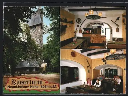 AK Gadernheim, Neunkircher Höhe, Gaststätte Im Kaiserturm