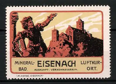 Reklamemarke Eisenach, Schloss und Denkmal