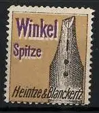 Reklamemarke Winkel-Spitze, Heintze & Blanckertz, Schreibfeder-Spitze