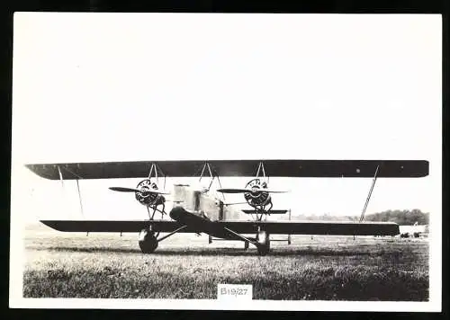 Fotografie 1.WK, Flugzeug Vickers B19 / 27, Bomber-Flugzeug