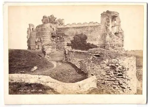 Fotografie G.W.W., Ansicht North Berwick, Tantallon Castle