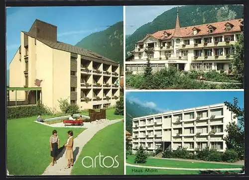 AK Interlaken, Erholungsheim und Familienhotel Artos, Alters- und Pflegeheim Abendruh, Haus Ahorn