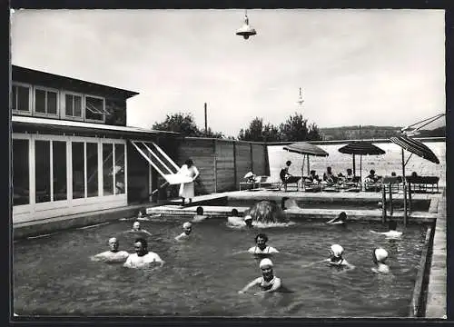 AK Zurzach, Thermalquelle-Schwimmbad bei Schönwetter