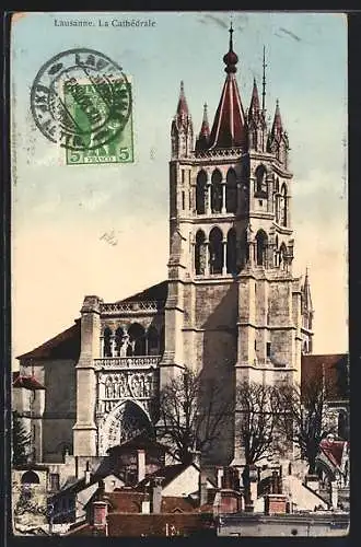 AK Lausanne, La Cathédrale