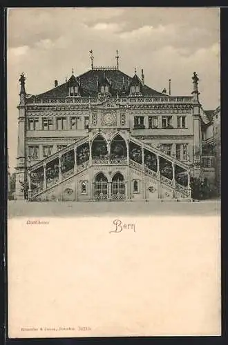 AK Bern, Ansicht vom Rathaus