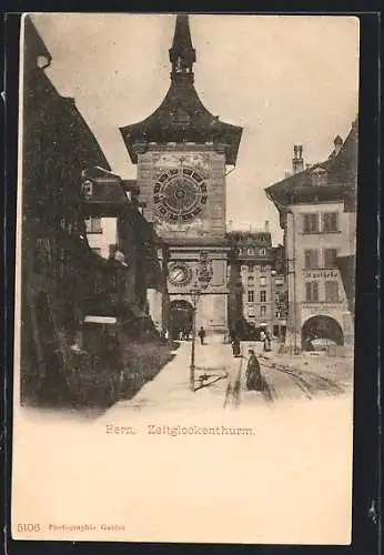 AK Bern, Partie am Zeitglockenturm