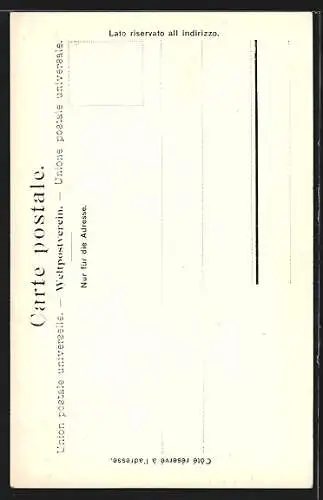 AK Bern, Strassenpartie am Gerechtigkeitsbrunnen