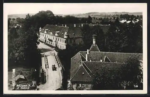 AK Schrems, Schloss aus der Vogelschau