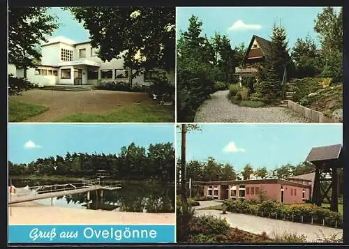 AK Ovelgönne / Hambühren, Ortsansichten, Schwimmbad