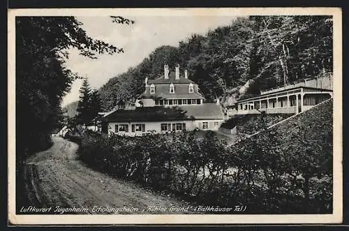 AK Jugenheim / Bergstrasse, Erholungsheim Kühler Grund im Balkhäuser Tal