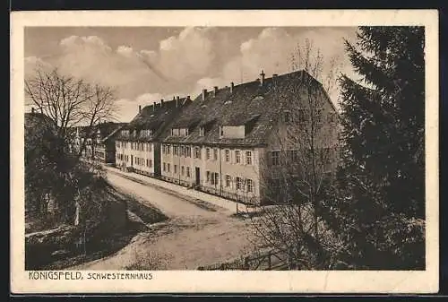 AK Königsfeld / Schwarzwald, Am Schwesternhaus