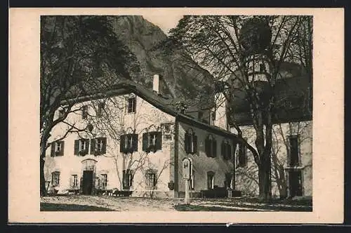 AK Königssee / Berchtesgaden, Kloster St. Bartholomä und Gasthof Forsthaus