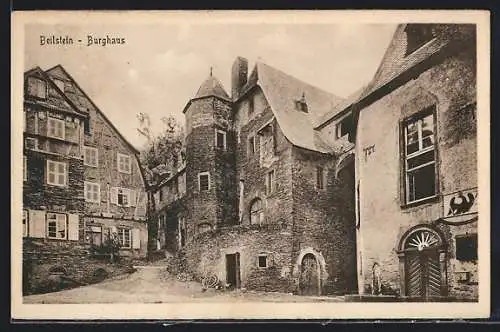 AK Beilstein / Mosel, Blick auf das Burghaus
