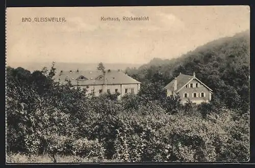 AK Bad Gleisweiler, Kurhaus, Rückansicht