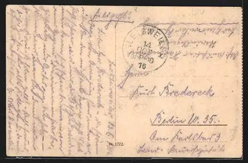 AK Bad Gleisweiler, Kurhaus, Rückansicht