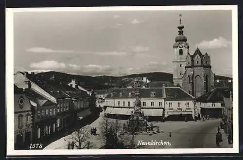 AK Neunkirchen, Der Platz aus der Vogelschau