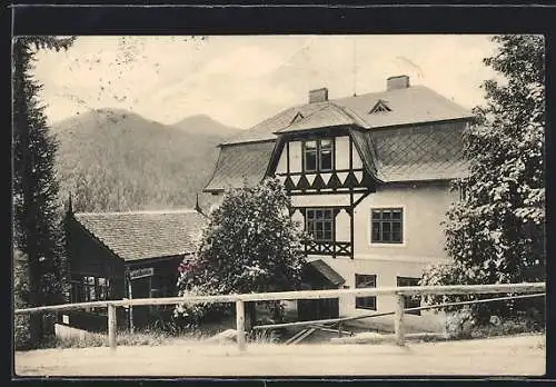 AK Breitenstein am Semmering, Hanl`s Gasthof zur Post