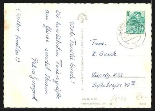 AK Glowe / Rügen, Am Fischerhafen, Strand Hotel, Strandszene