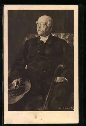 AK Portrait von Fürst Otto von Bismarck